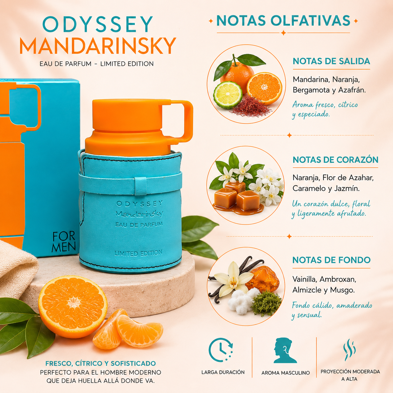 🍊✨ ODYSSEY MANDARIN SKY EDP 100 ML 1.1 PREMIUM                                       🚚 ENVIO GRATIS